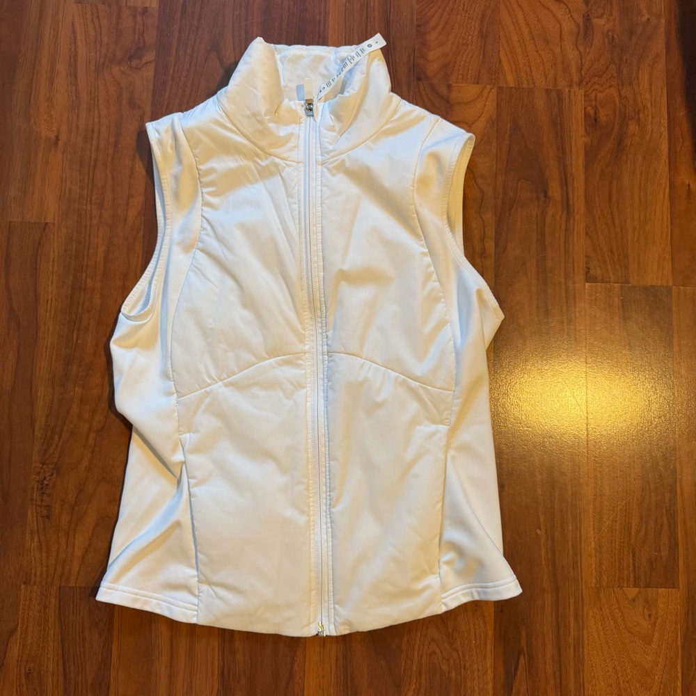 Cute white lululemon vest